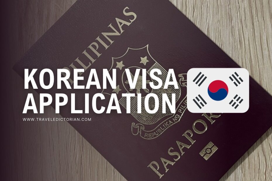 Philippine Passport with Korean flag