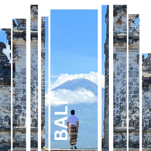A traditional Balinese gate