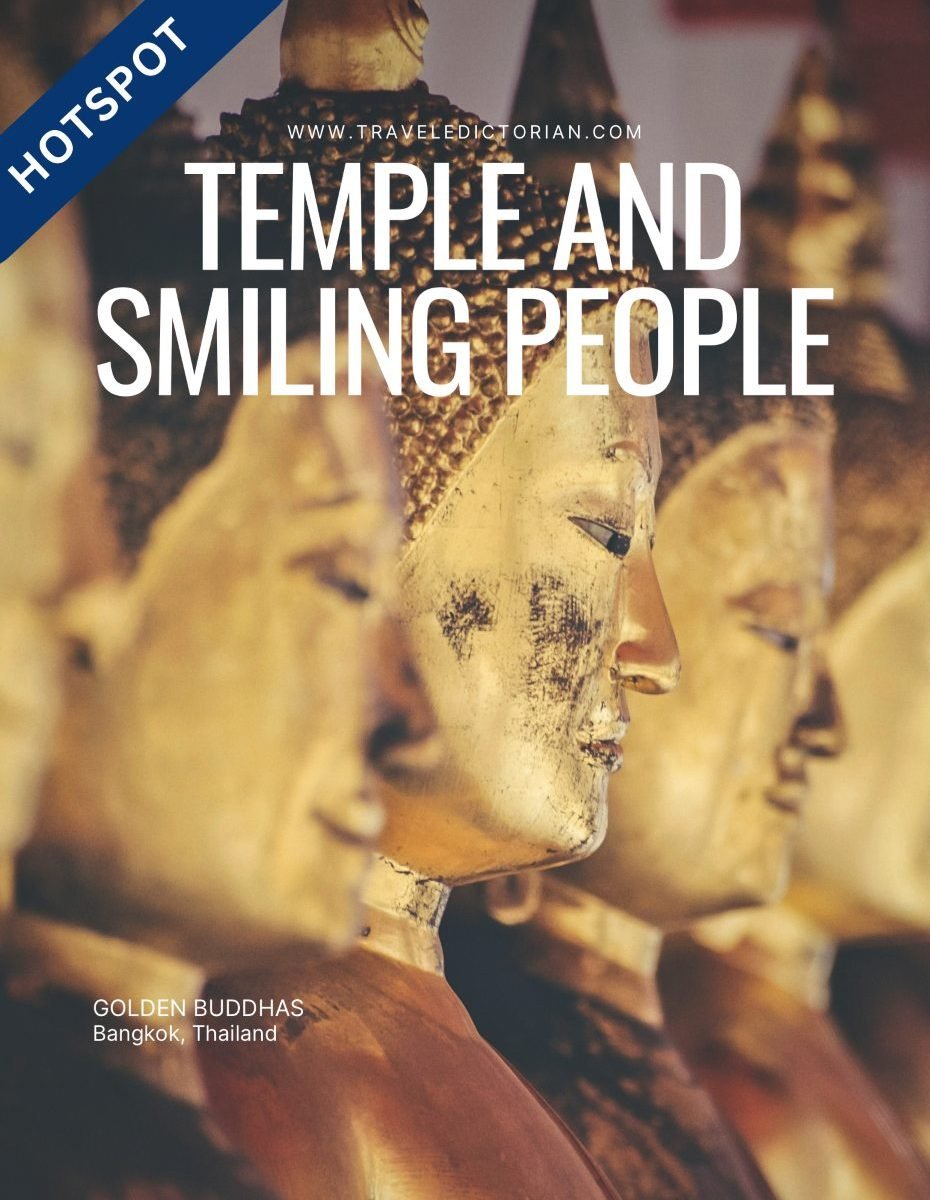 Golden Buddha statues